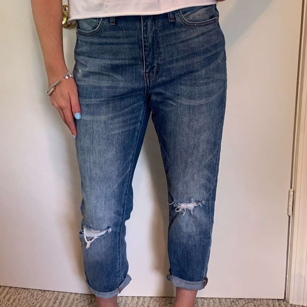 Madewell the high-rise slim boyjean